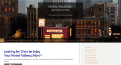 Desktop Screenshot of model-railroad-infoguy.com